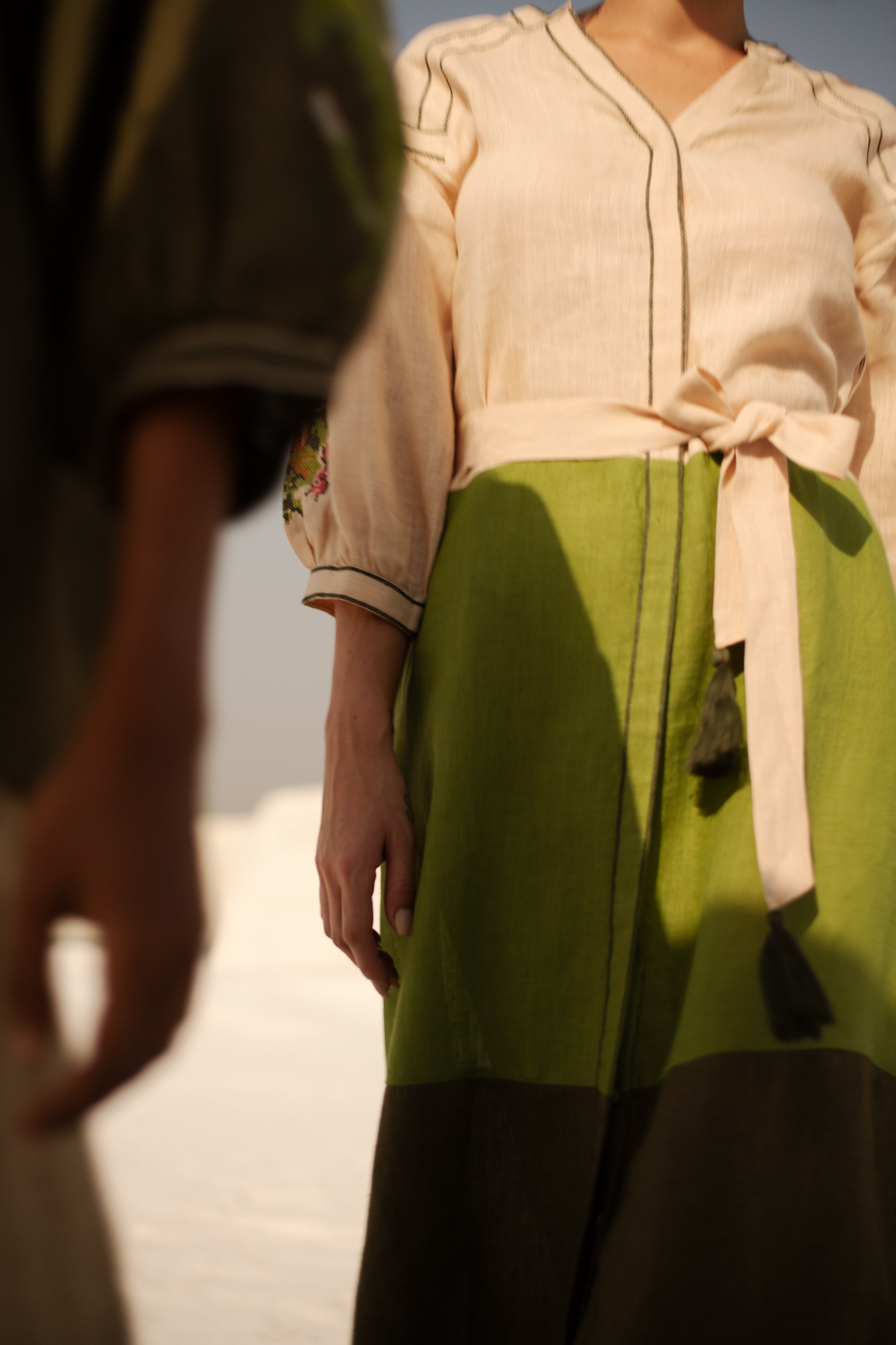 Green Lotus Dress