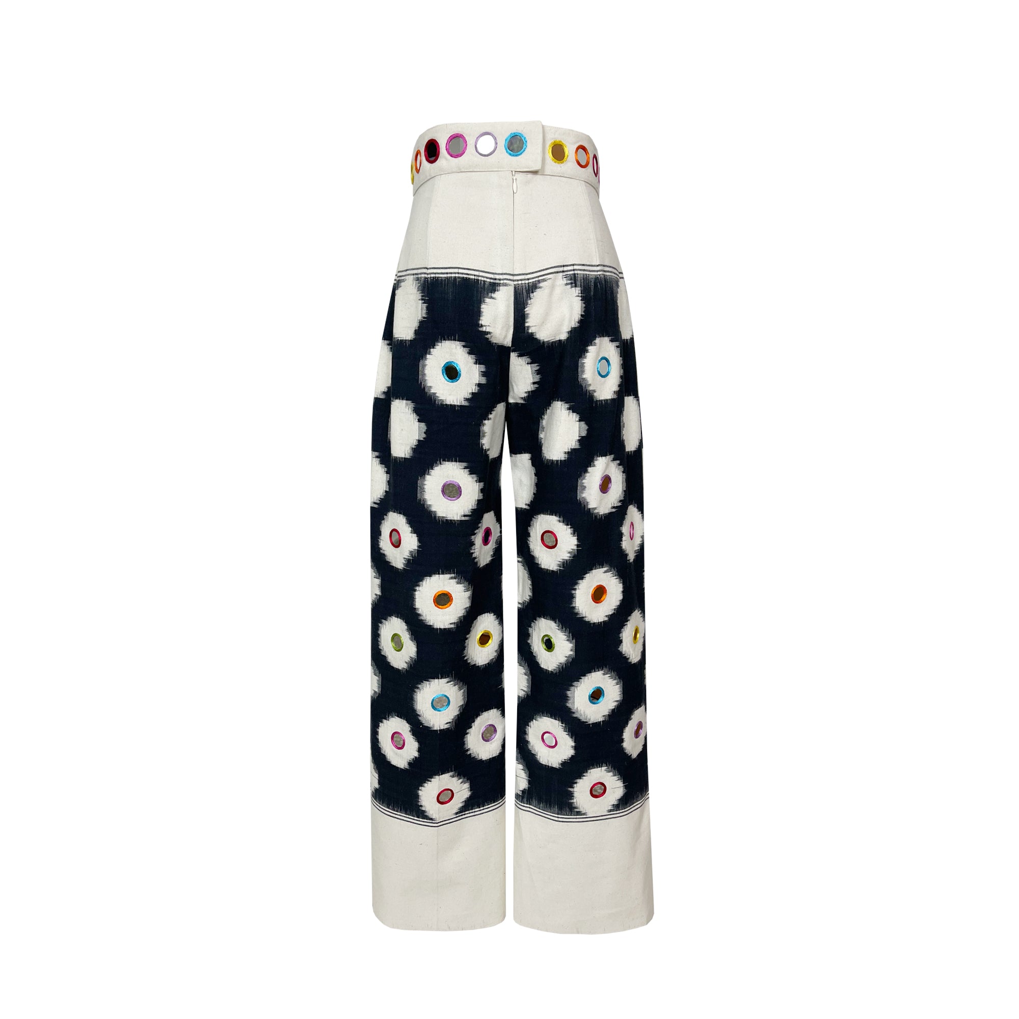 Multicolor Mirror Trousers