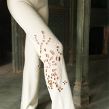 Ivory Cutwork trousers