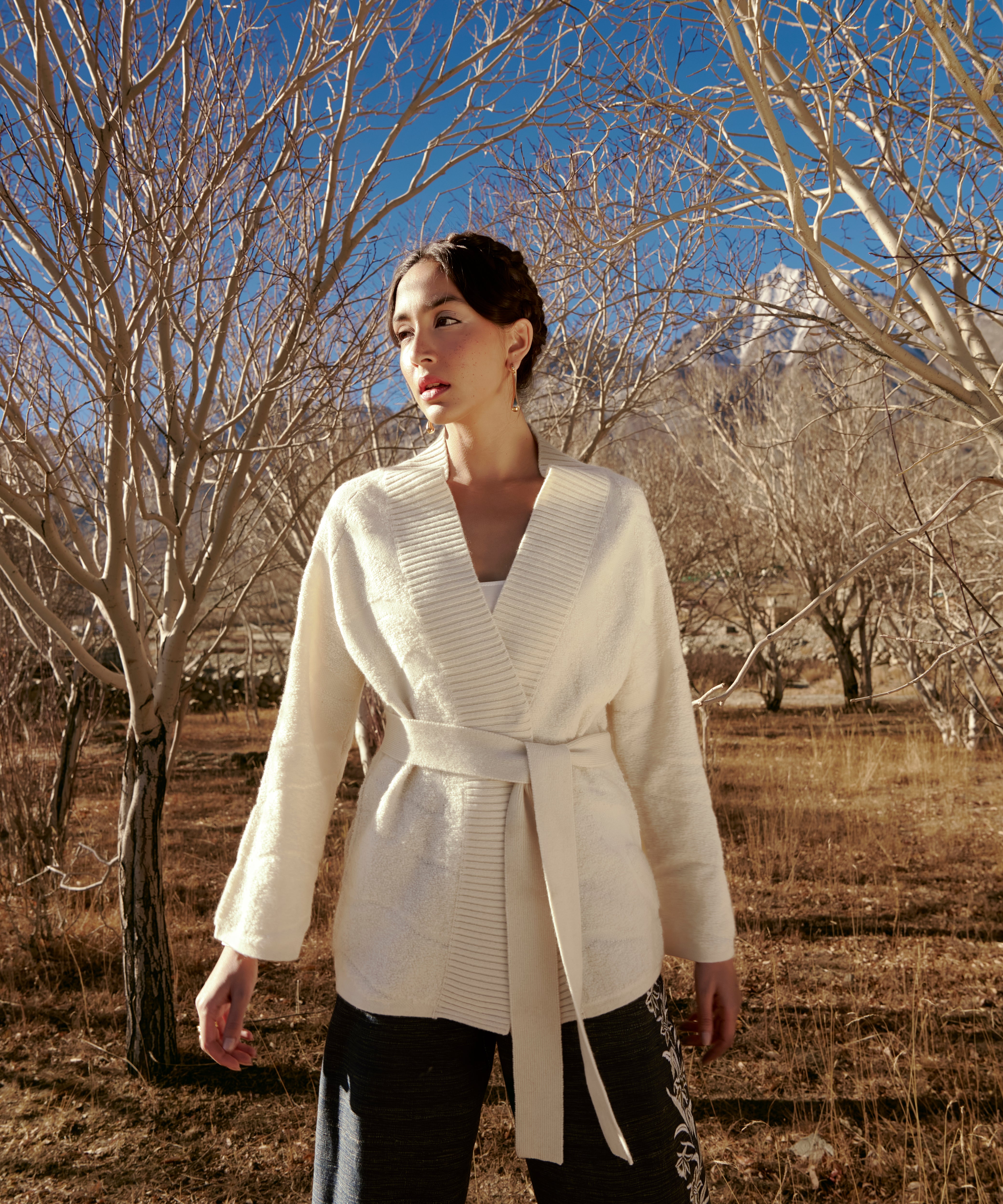 Ivory Cloud Kimono