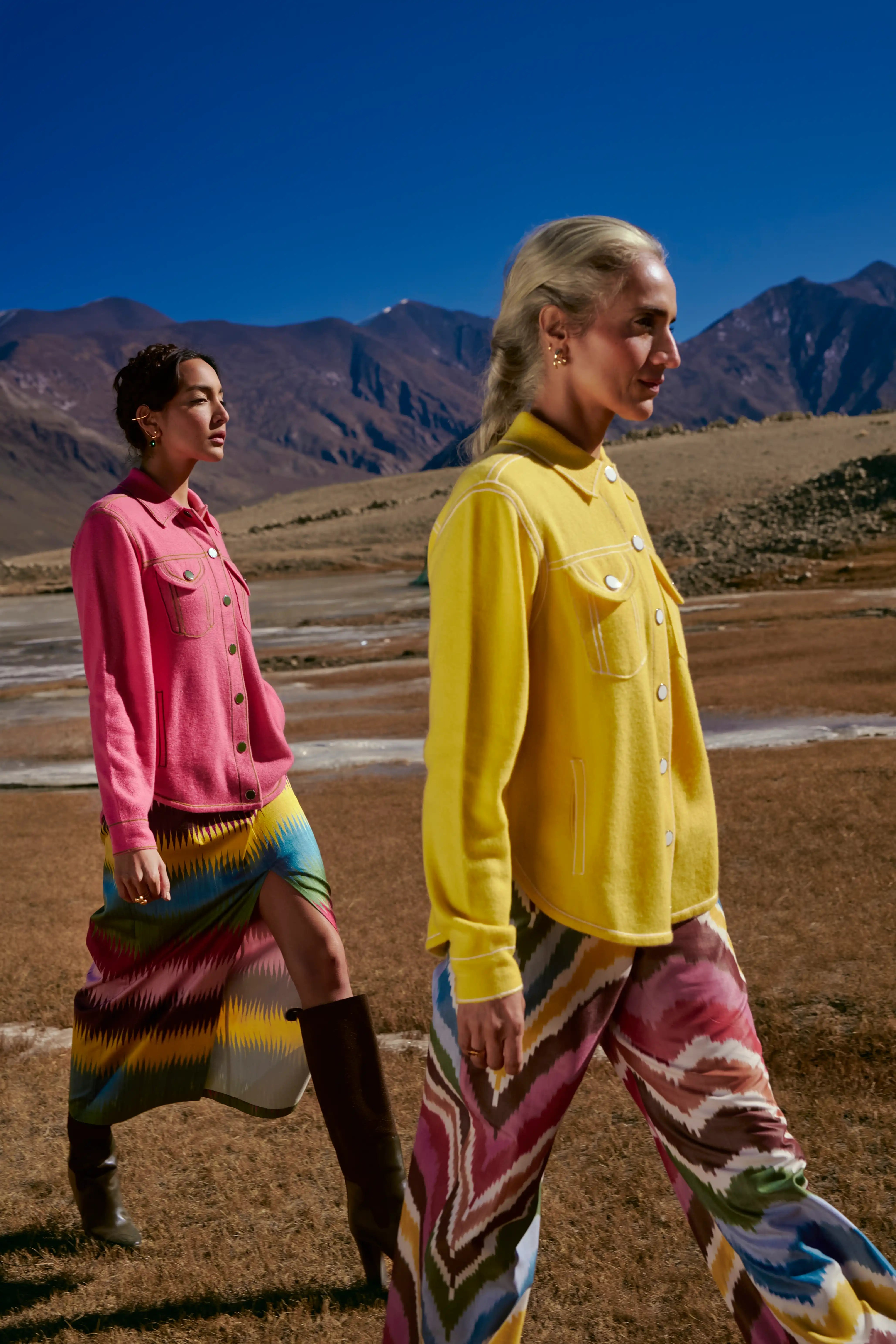 Yellow Cashmere Jacket