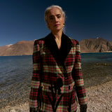 Black Tartan Bloom Jacket