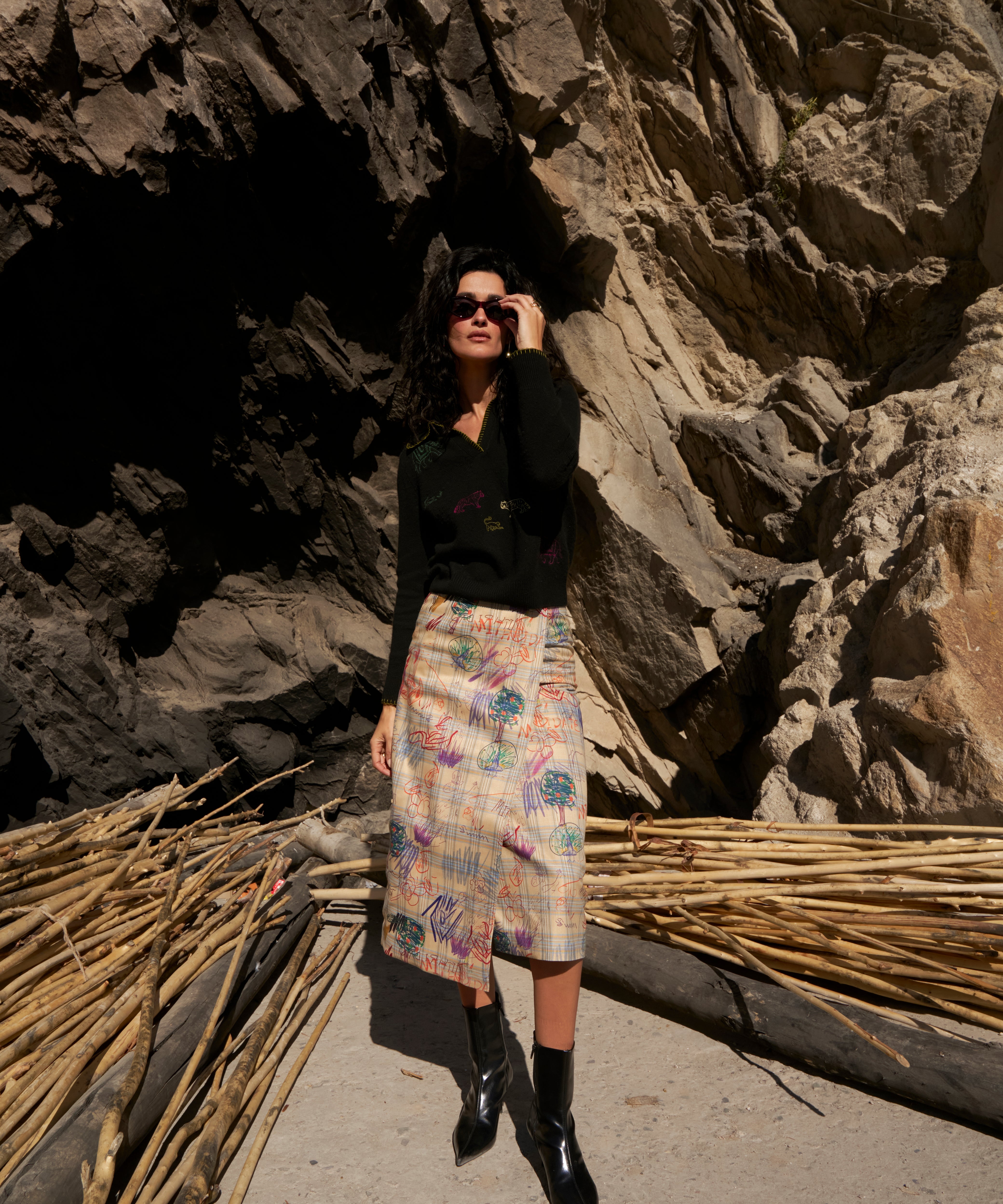 Playground Plaid Skirt