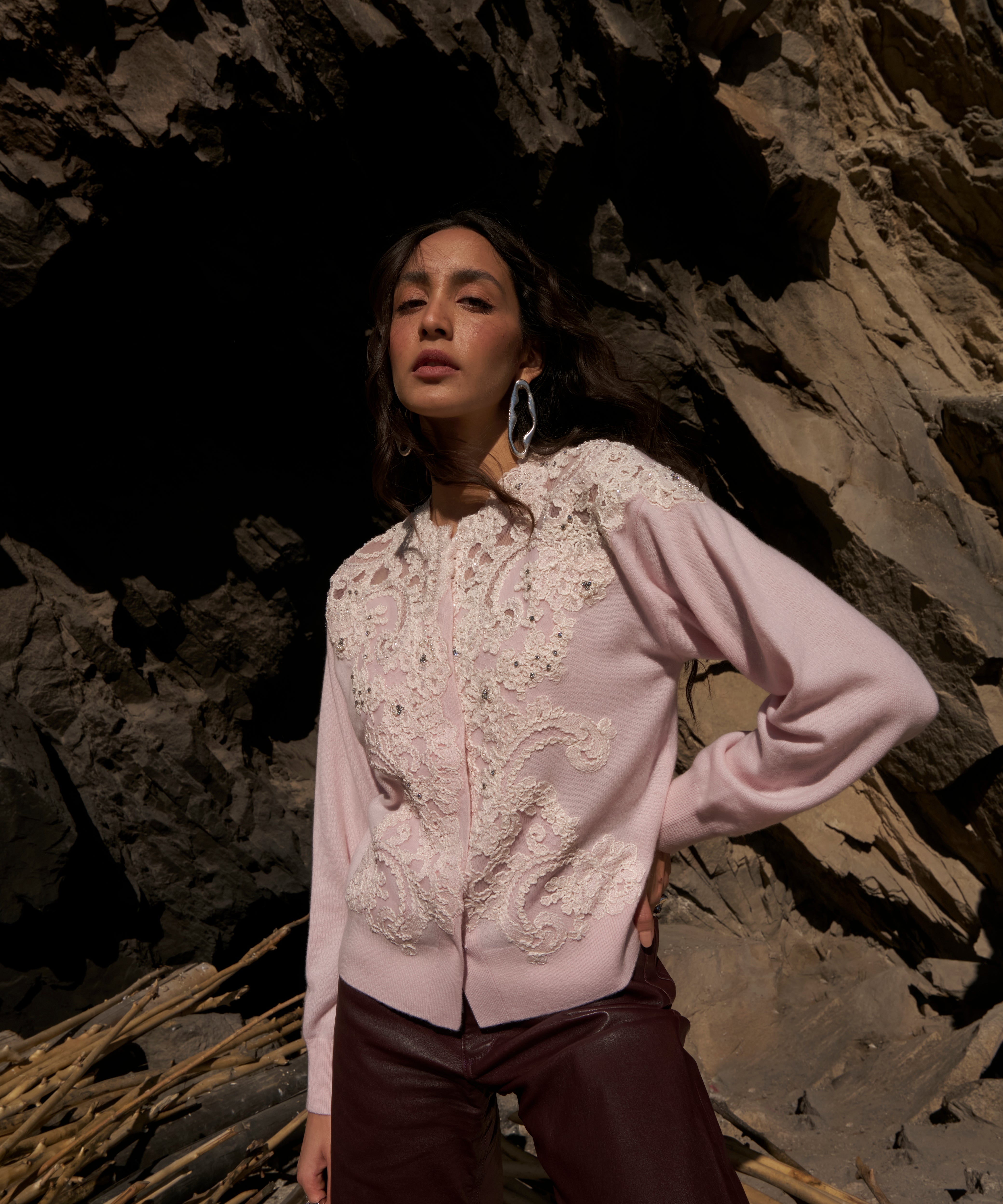 Rose Whisper Cardigan