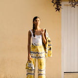 Yellow  Rainbow Ikat Jacket