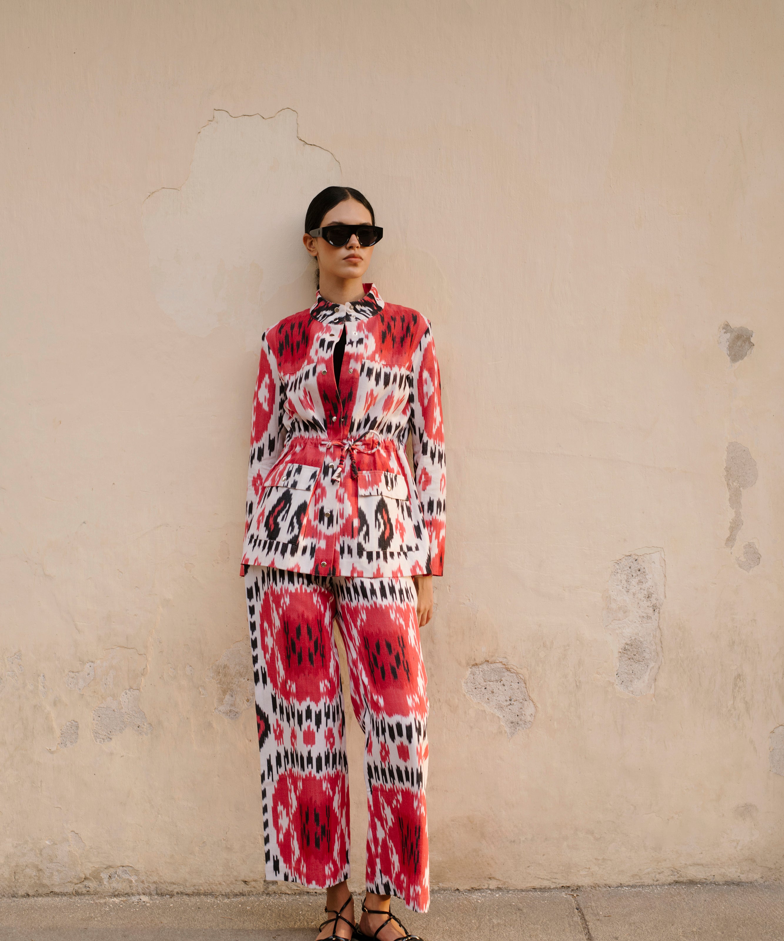 Red Rainbow Trousers