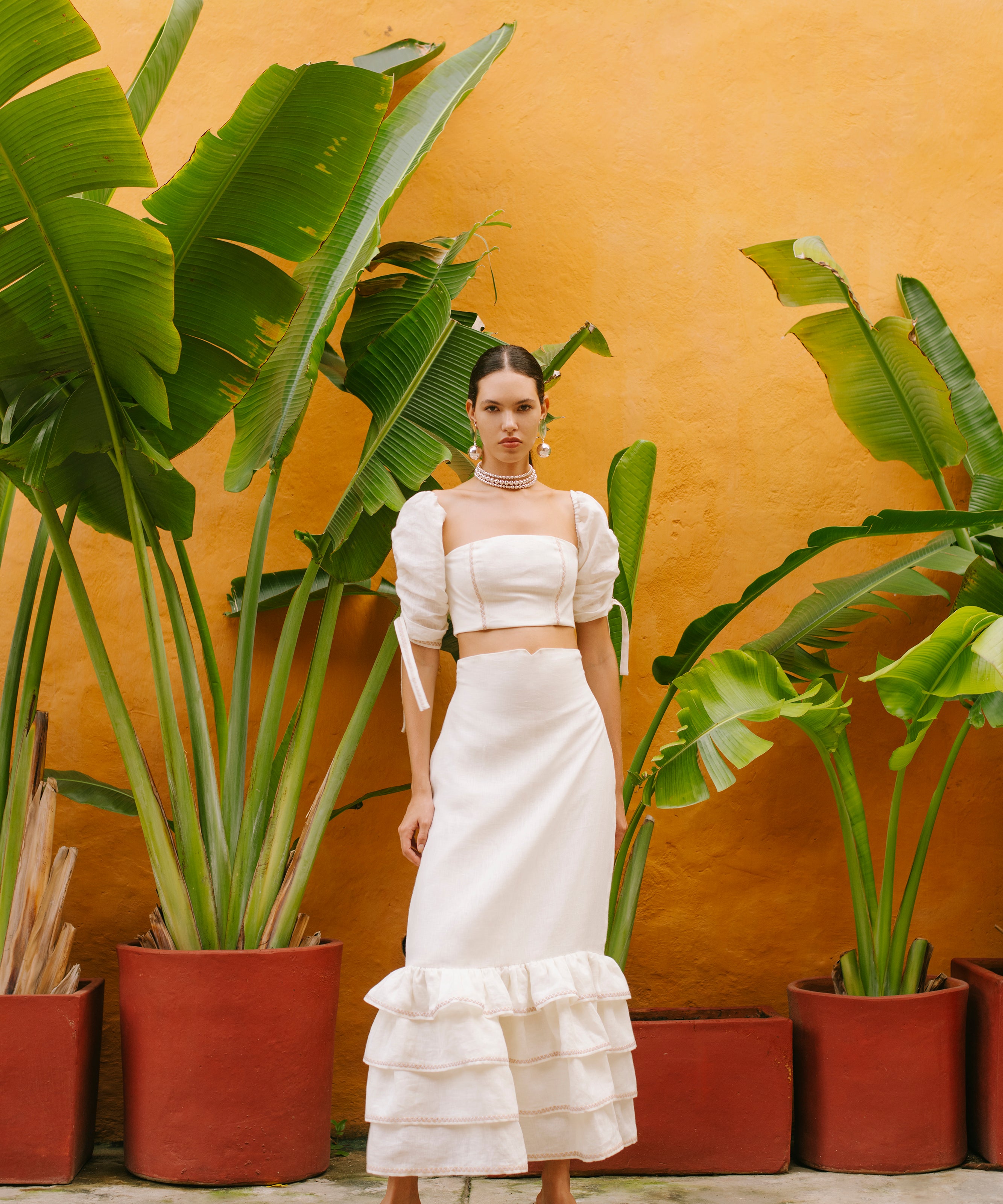 Flamenco White Set
