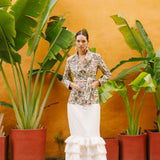 White Floral Jacket