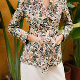 White Floral Jacket