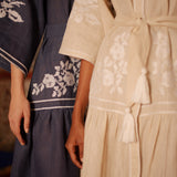 Navy Swan Dress