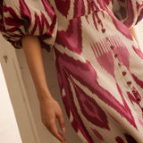 Burgundy Jodhpur Dress