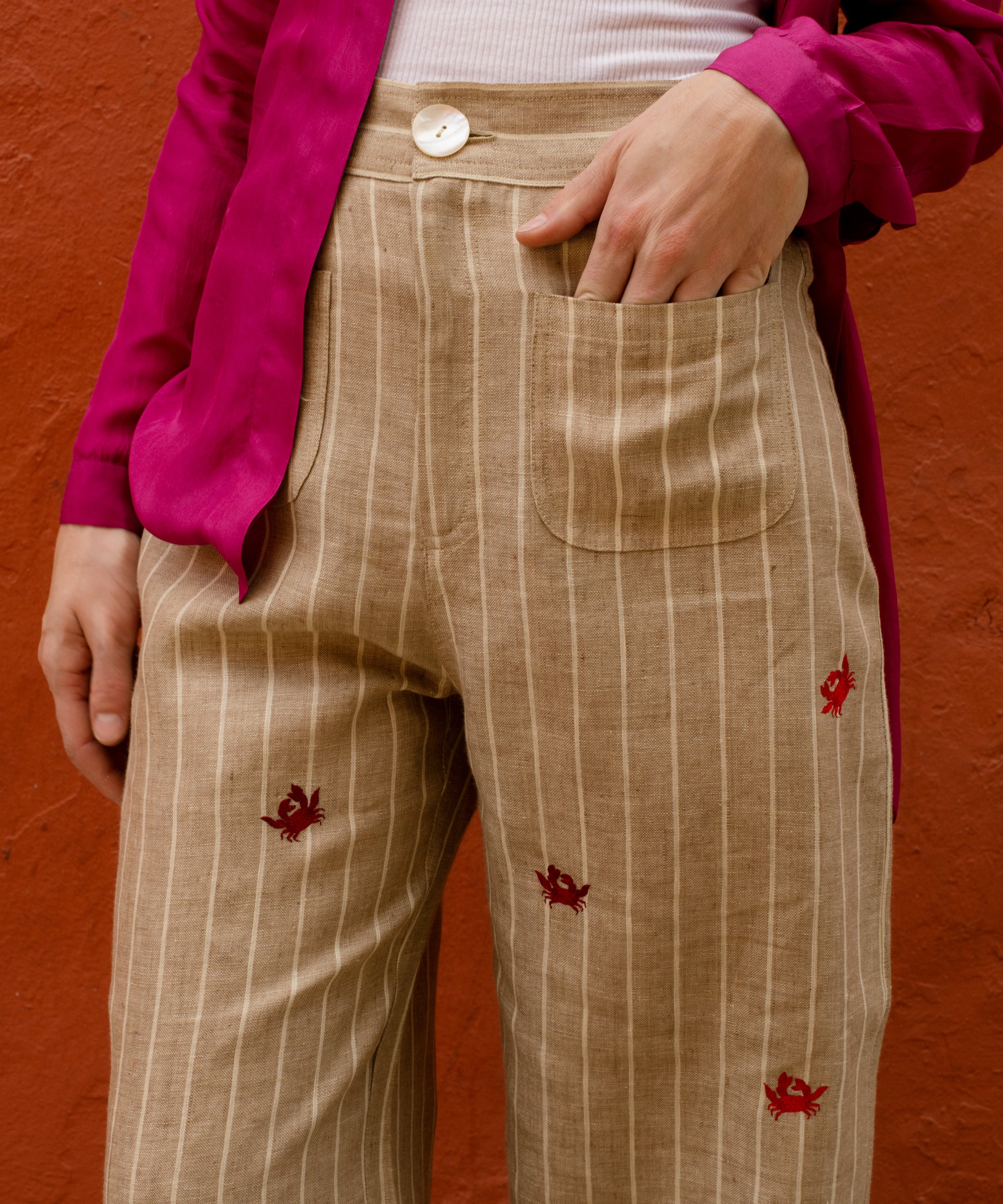 Crab Linen Trousers