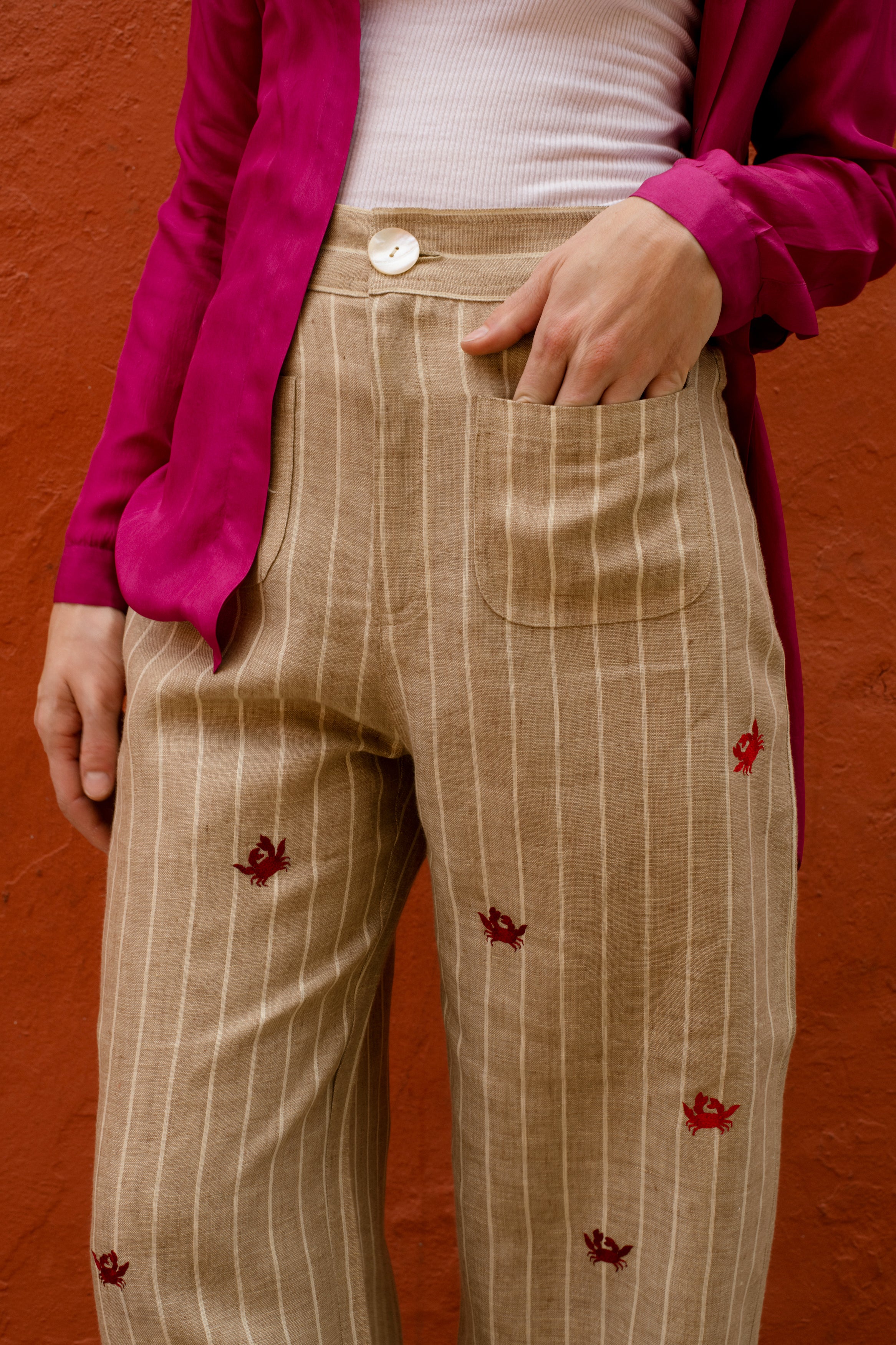 Crab Linen Trousers