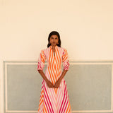 Multicolor Illusion Dress