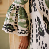 Viento Dress Green Rainbow