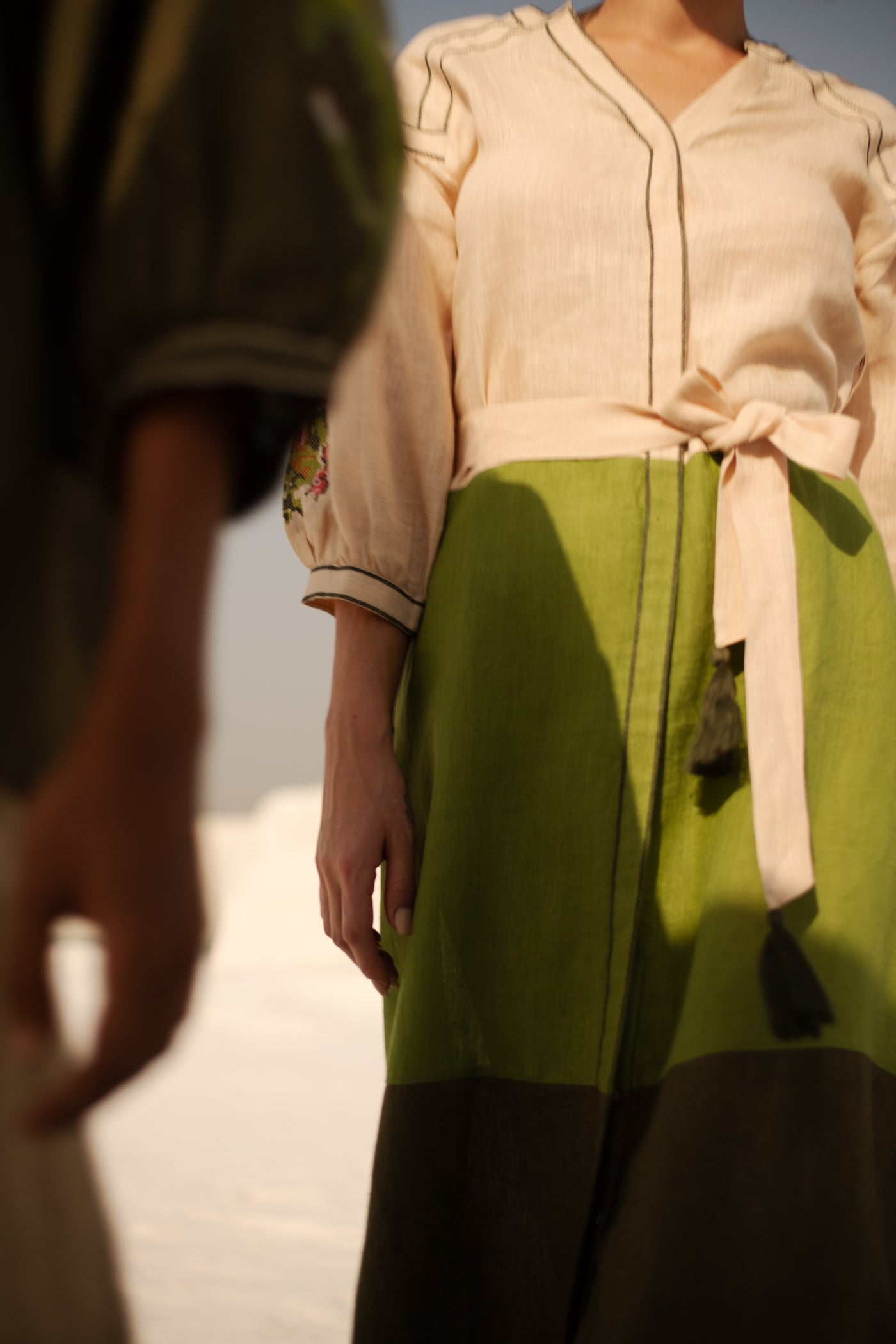 Green Lotus Dress De Castro Moda LLC Green Lotus Dress De Castro Moda LLC