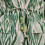 Green Silk Ikat Jacket