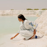 Blue Linen Set