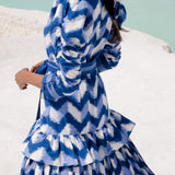 Waves Lapis Lazuli Dress