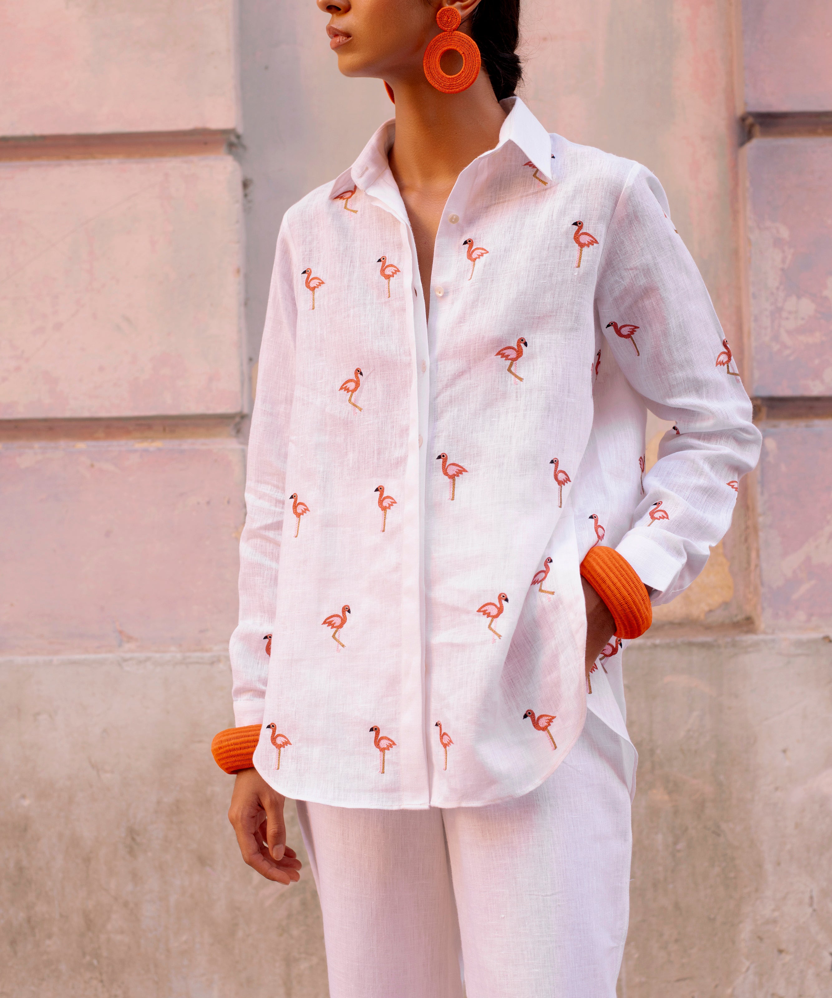 White Flamingo Set