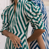 Blue Illusion Dress