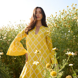 Yellow Rhombus Dress