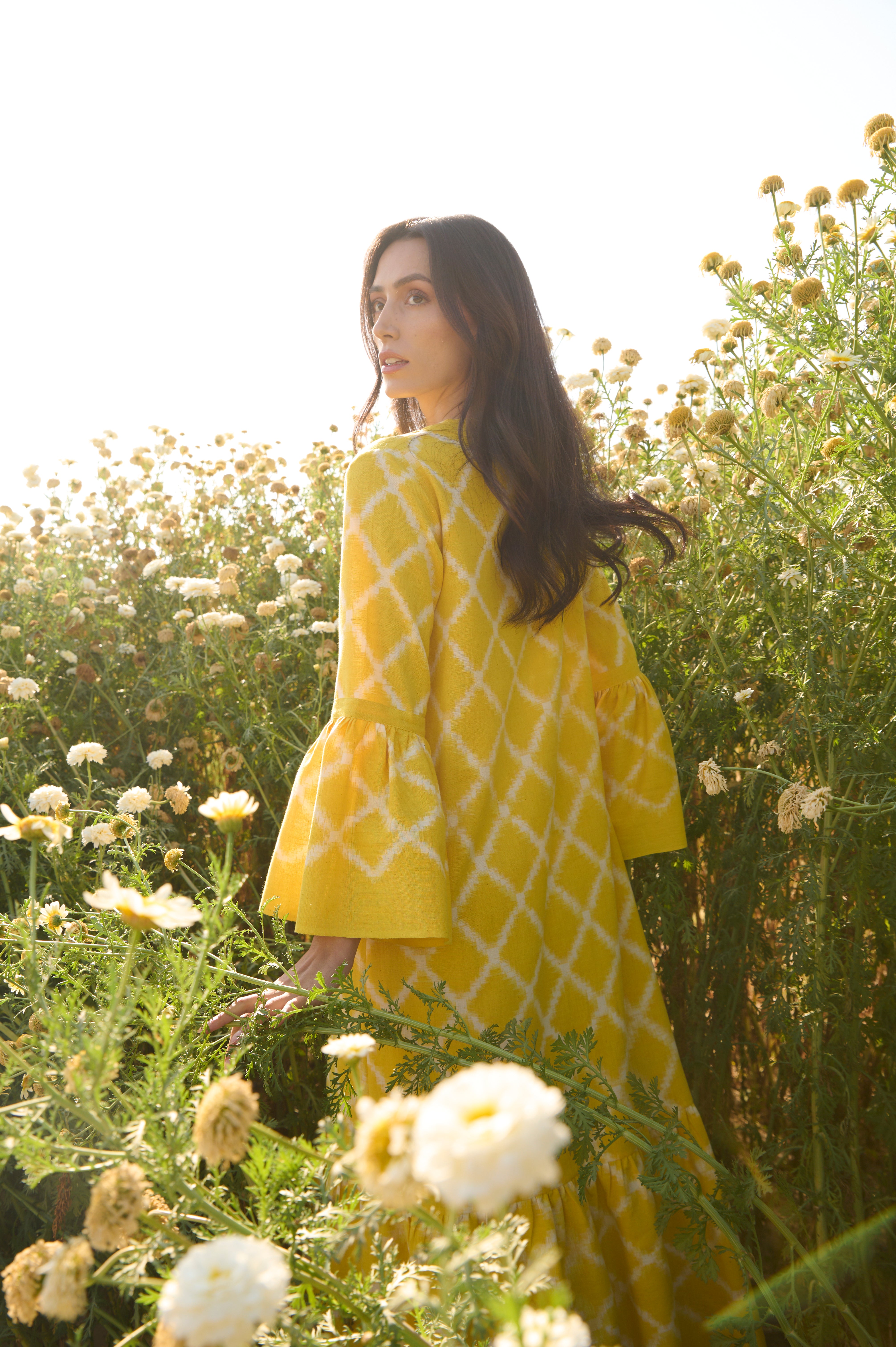 Yellow Rhombus Dress