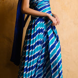 Blue Leheriya Skirt