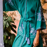 Emerald Swan Dress