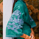 Emerald Swan Dress