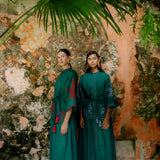 Emerald Swan Dress