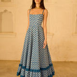 Blue Checkmate Dress