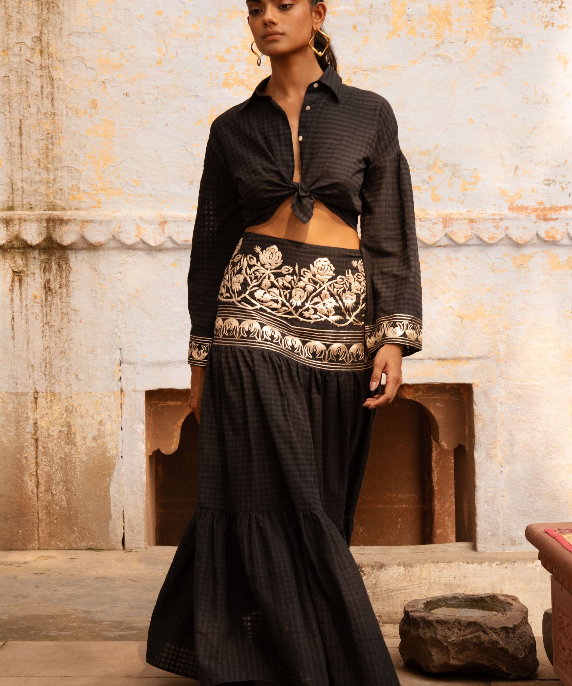 Black Espinas Top