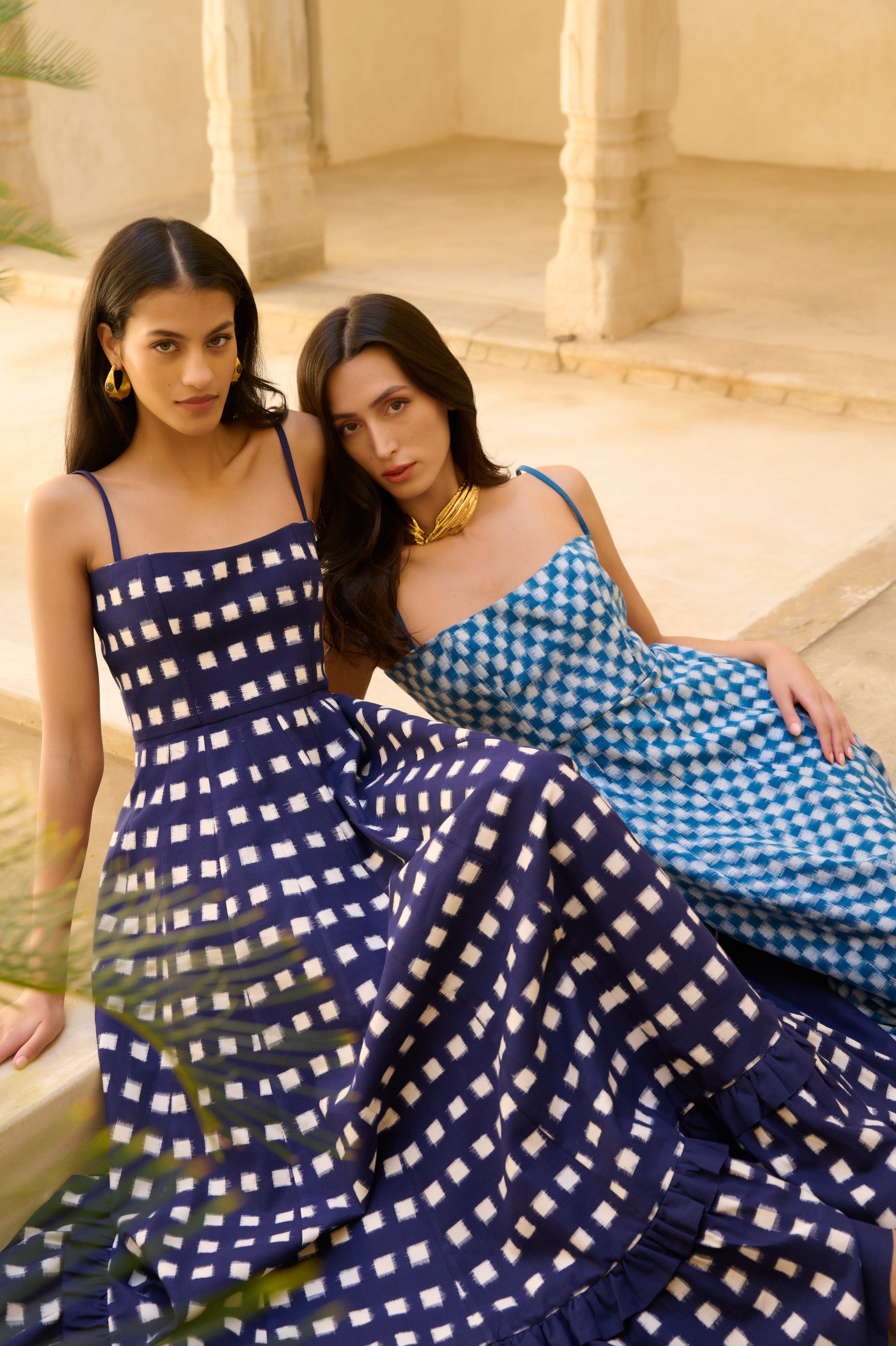 Blue Checkmate Dress