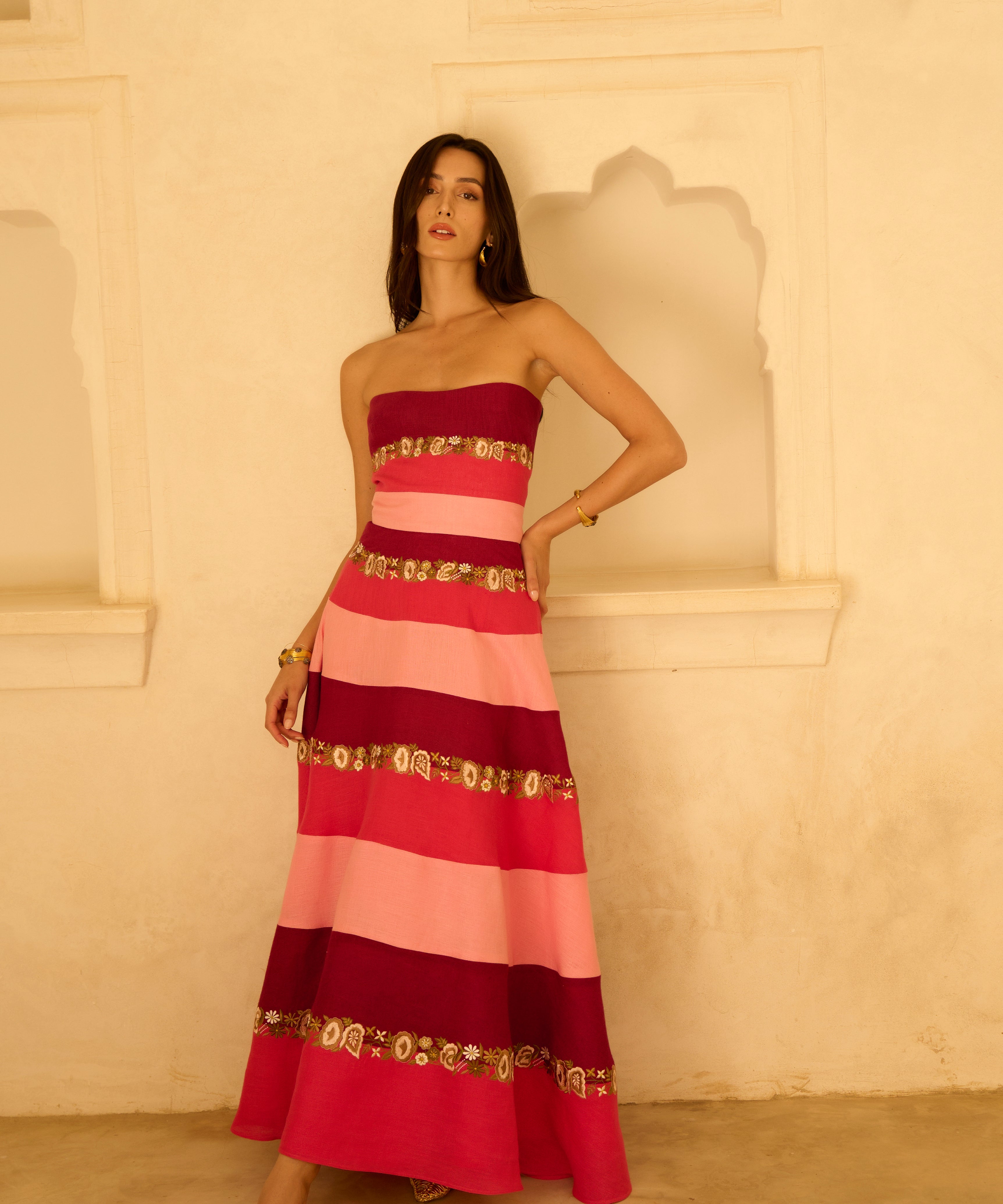 Bloom Stripe Dress