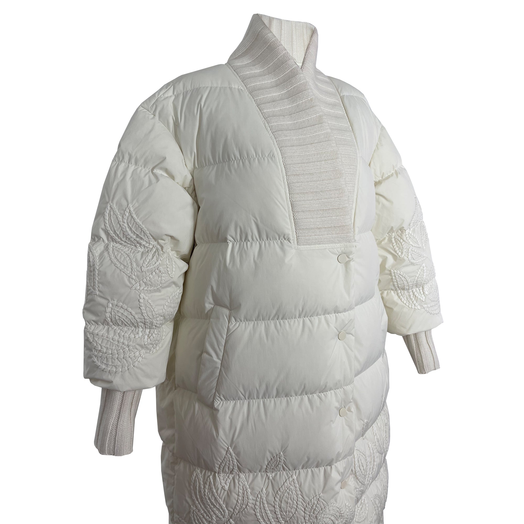 Ecru Puffer Jacket