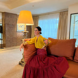 Red Espina Skirt