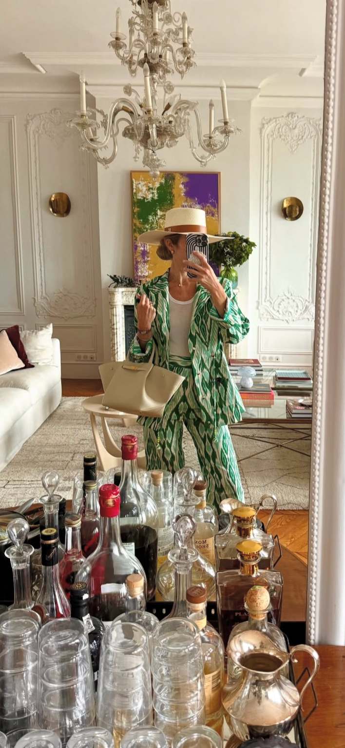 Green Silk Trousers