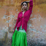 Green Espina Skirt