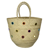 Mirror Rafia Basket