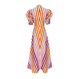 Multicolor Illusion Dress