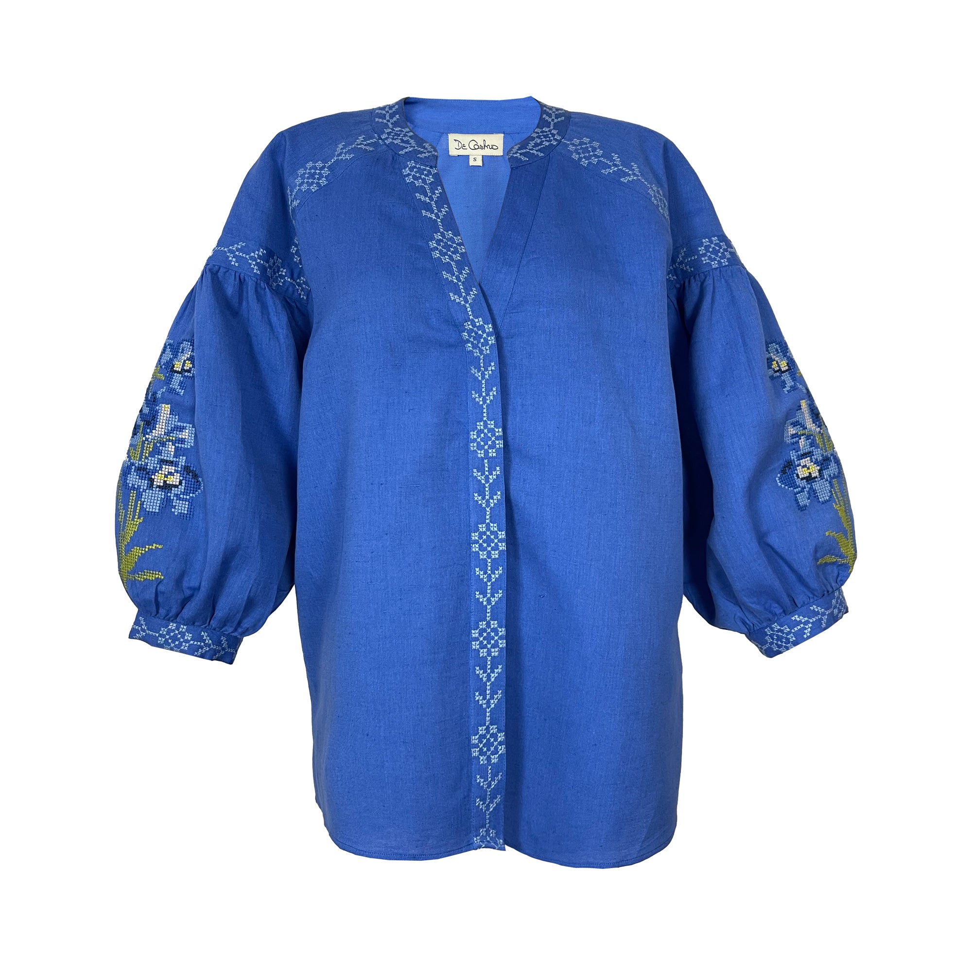 Royal Blue Blouse