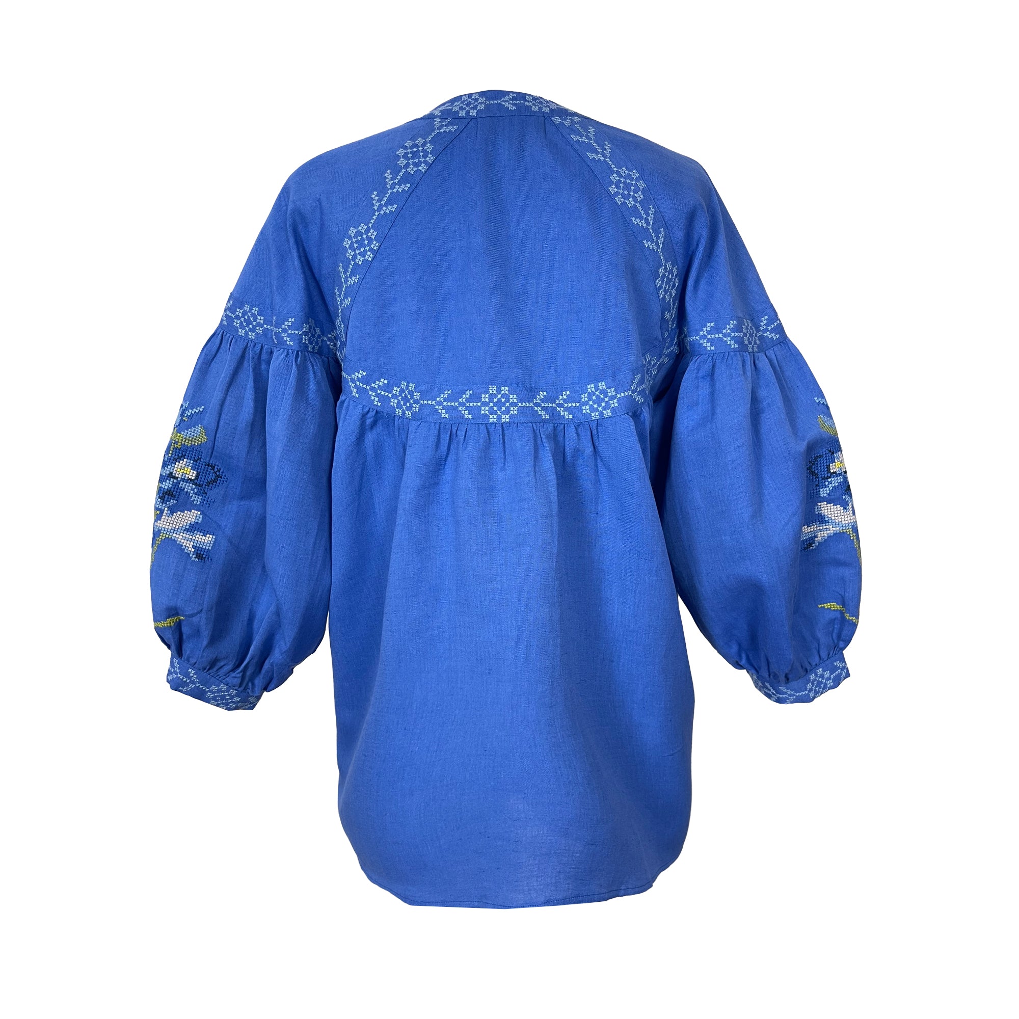 Royal Blue Blouse