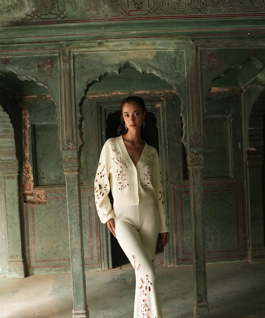 Ivory Cutwork Set