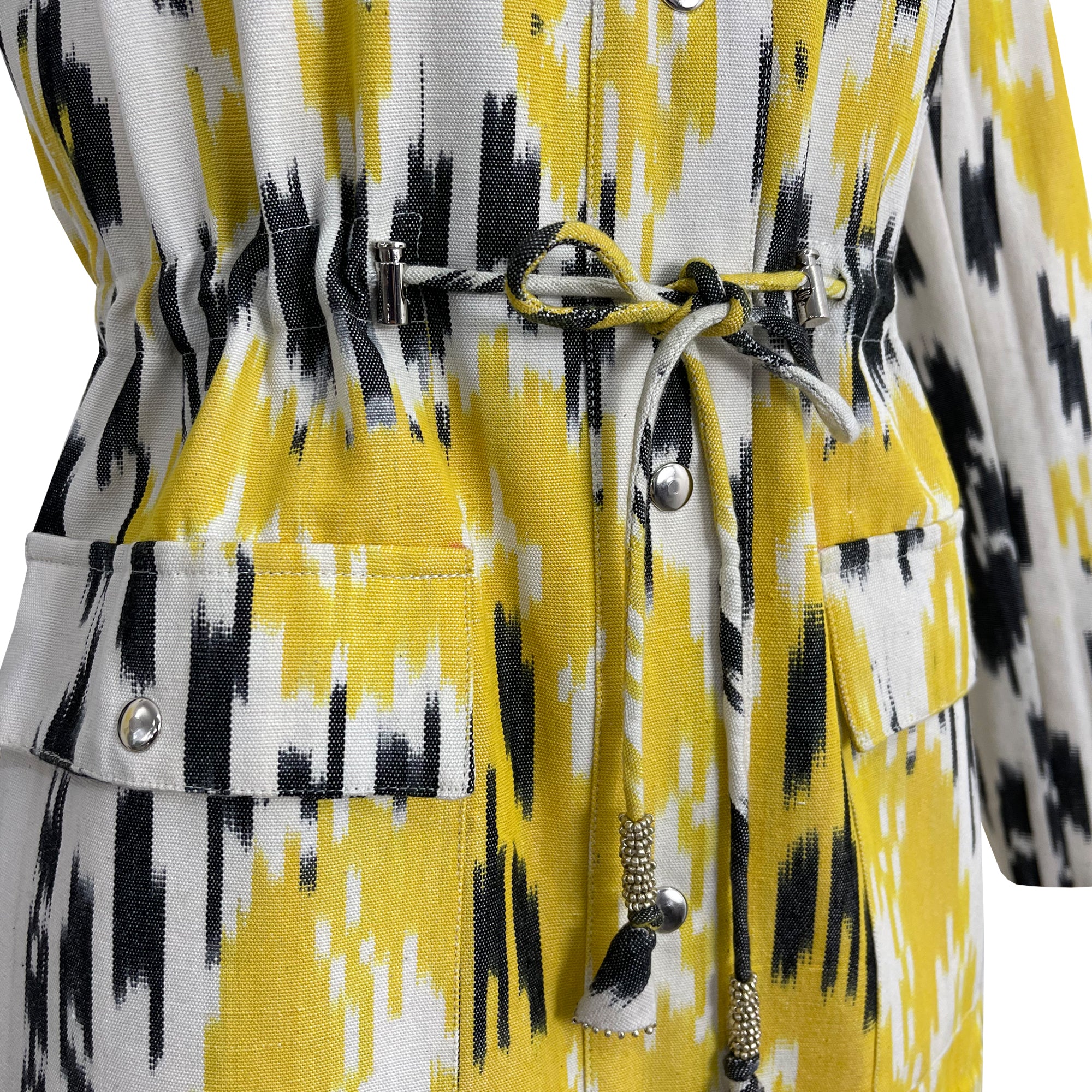 Yellow  Rainbow Ikat Jacket