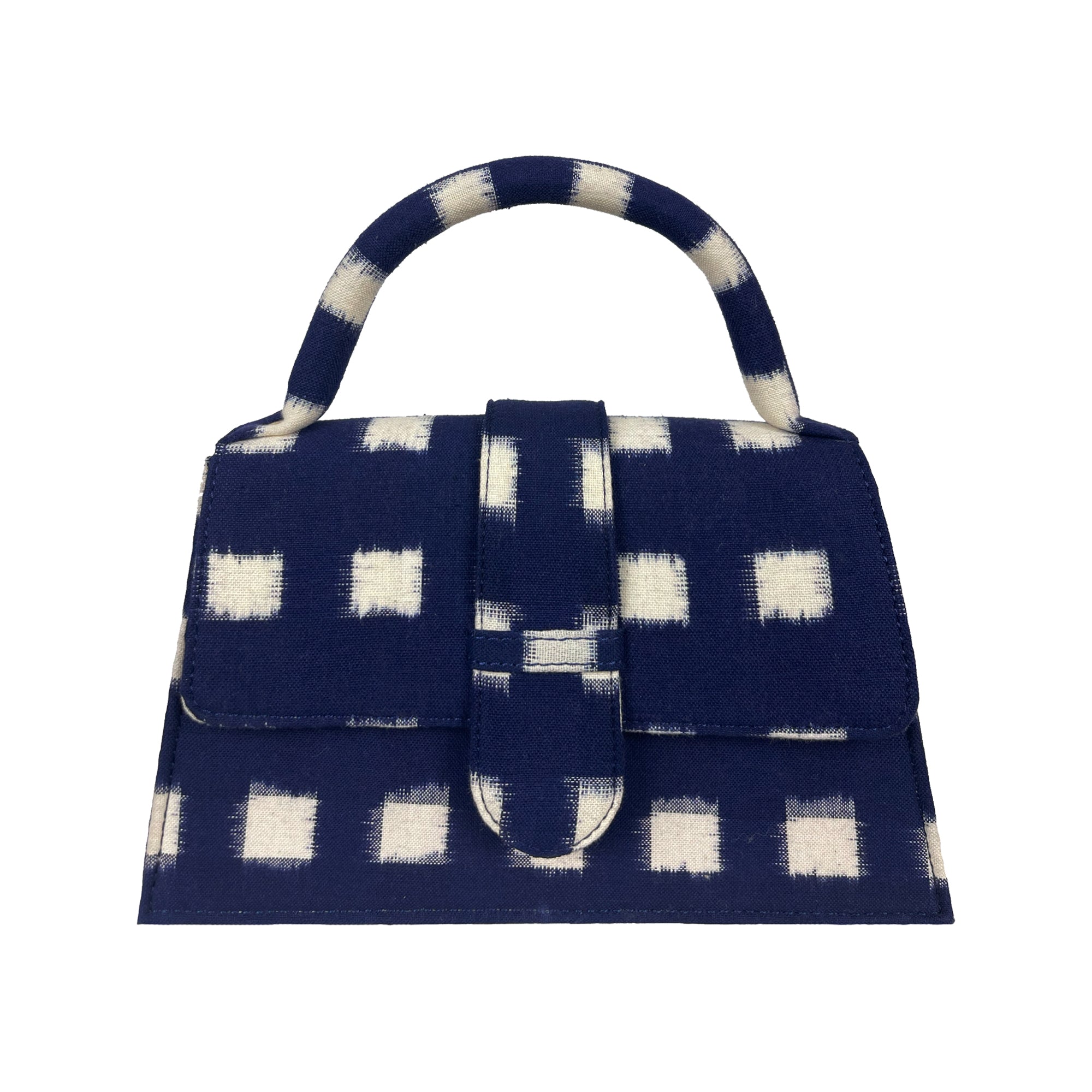 Navy Checkmate Bag