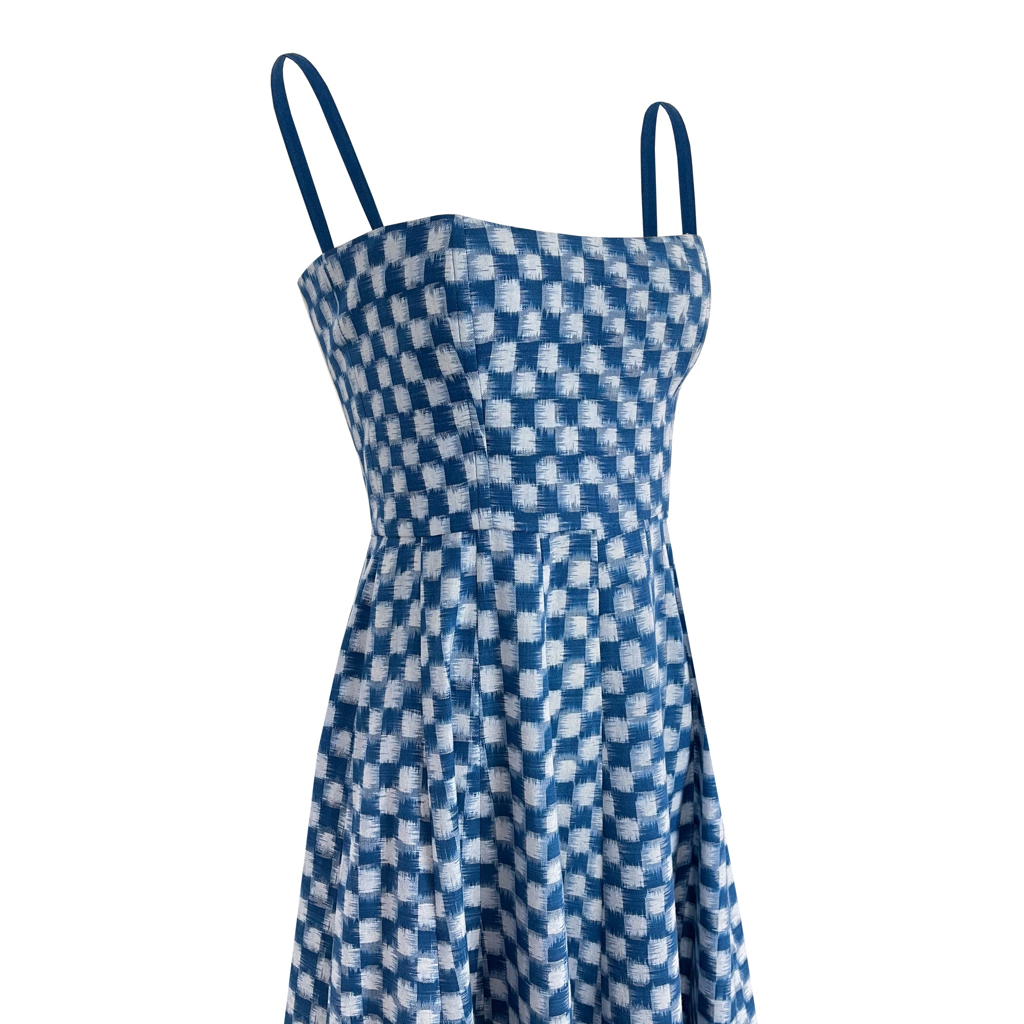 Blue Checkmate Dress