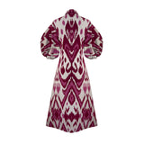 Burgundy Jodhpur Dress