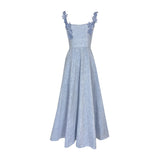 Denim Flower Dress