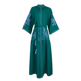 Emerald Swan Dress